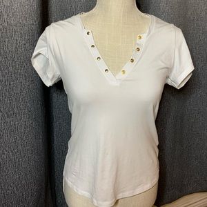 White Guess top- size- M
